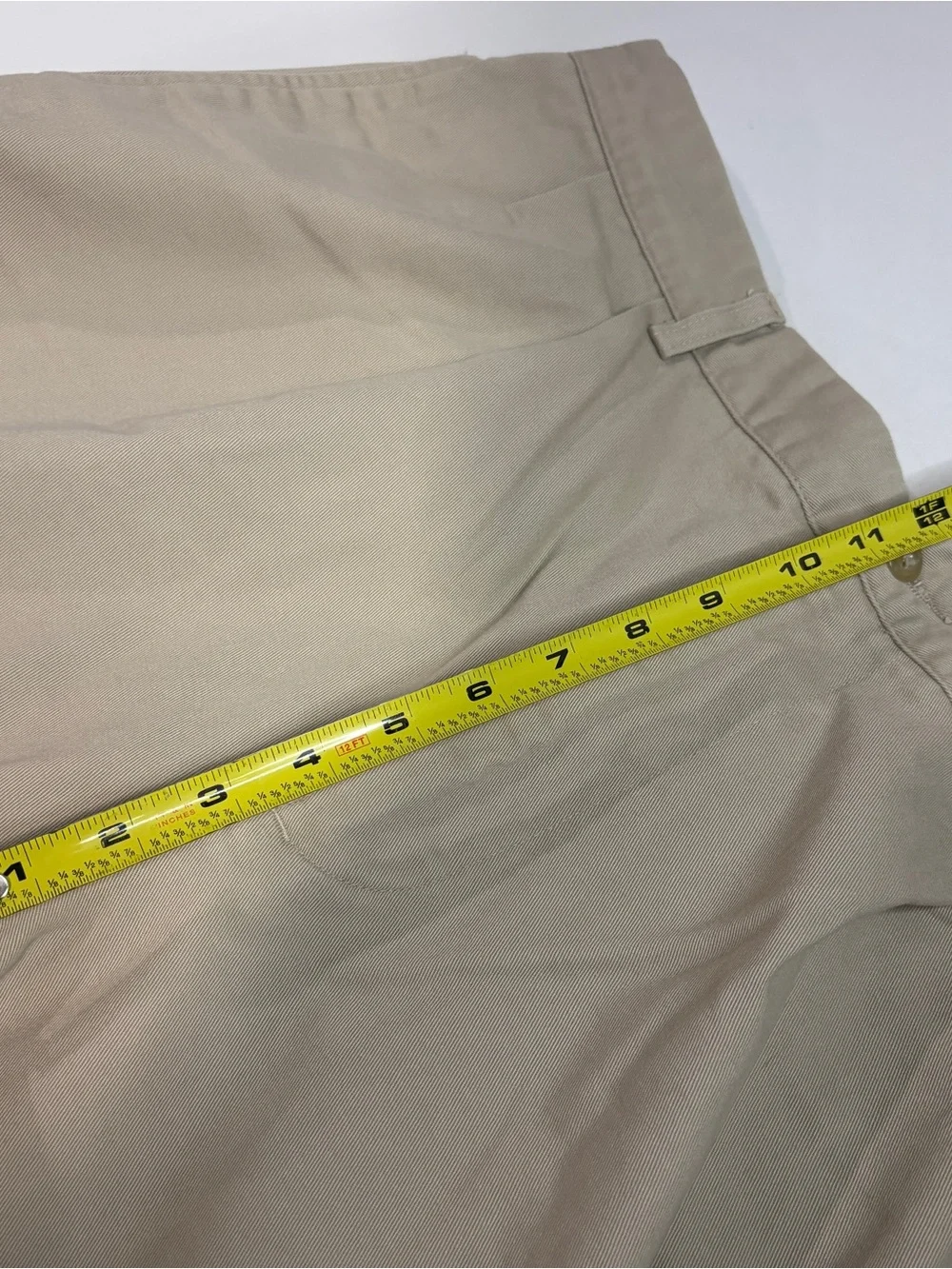 VTG Polo Ralph Lauren Hammond Pants Men's 36 x 29 Beige Chino Pleated Cropped 26